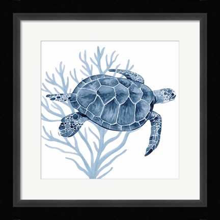 Framed Deep Blue Sea XVII Print