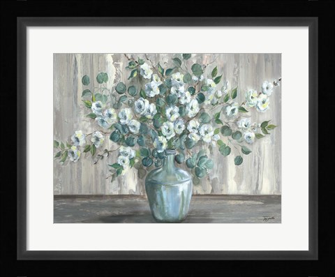 Framed Apple Blossom Jug Print