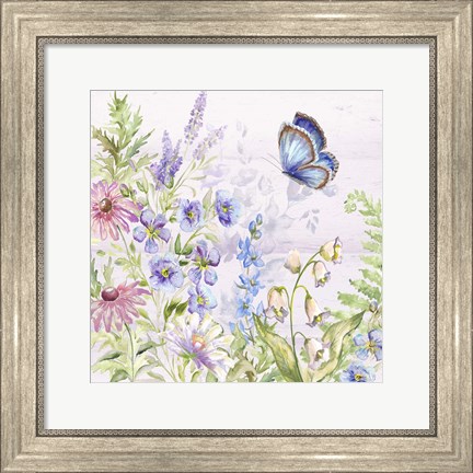 Framed Butterfly Trail II Print