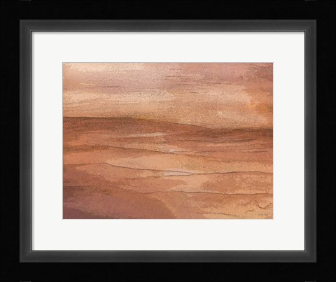 Framed Abstract Desert II Print