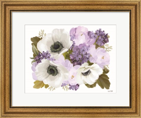 Framed Lilacs and Anemones Print
