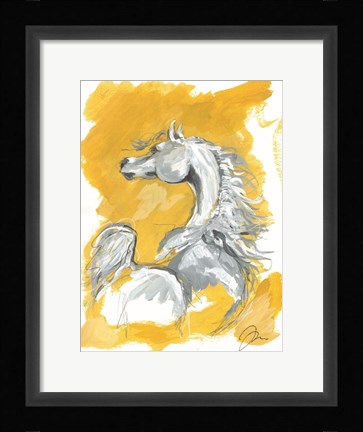 Framed Sunset Ride II Print