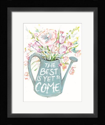 Framed Best Floral Print