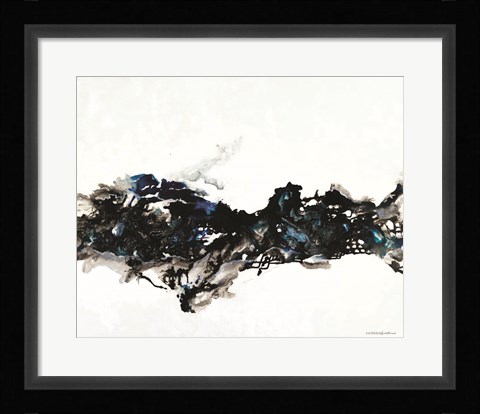 Framed Beautiful Chaos from Above Print