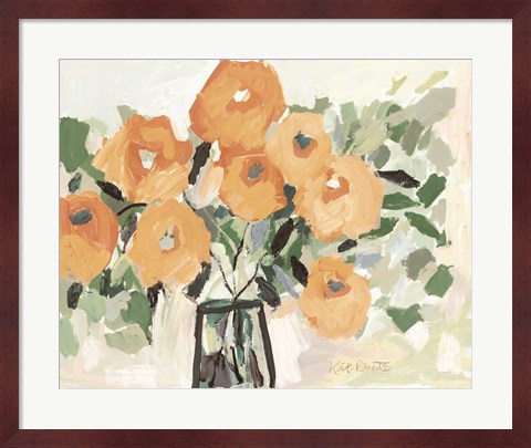 Framed Blooms for Ruthie Print