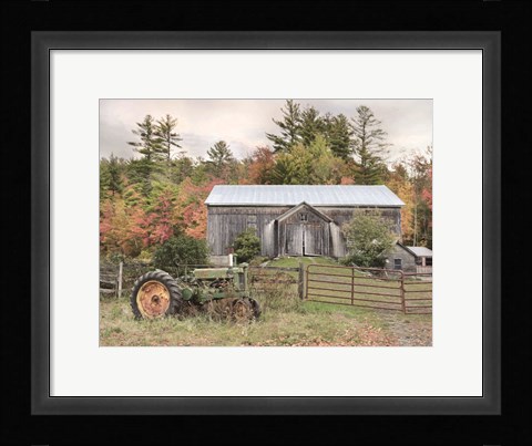 Framed Fall on the Farm II Print