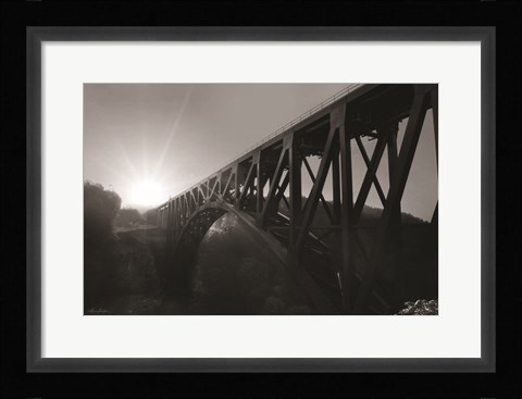Framed Letchworth Sunrise Print