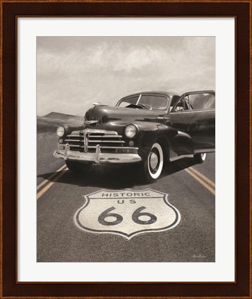 Framed Historic Route 66 Print