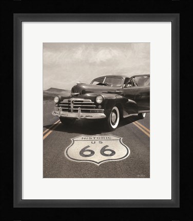 Framed Historic Route 66 Print