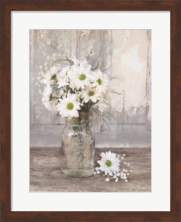 Framed Farmhouse Floral II Print