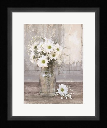Framed Farmhouse Floral II Print