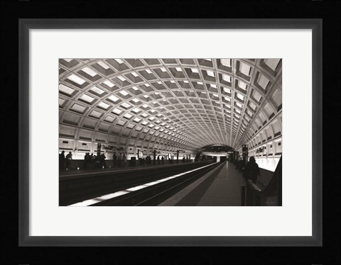 Framed DC Metro Print