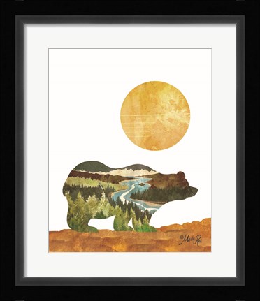 Framed Forest Bear Print