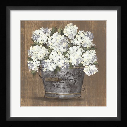 Framed Heavenly Hydrangeas I Print