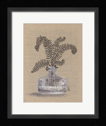 Framed Sketchy Floral 3 Print