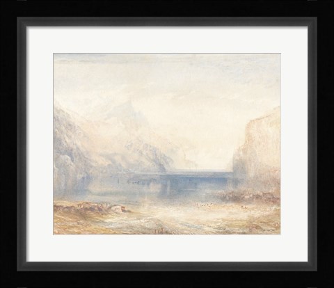 Framed Tranquil Coast 4 Print