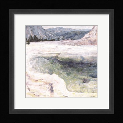 Framed Mountain Lake Print