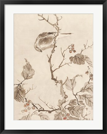 Framed Sumi Ink Study 1 Print