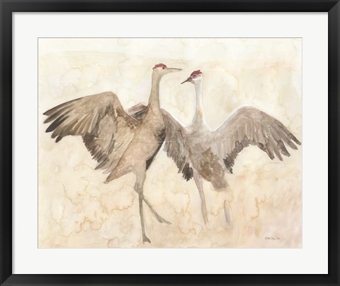 Framed Sandhill Cranes 1 Print