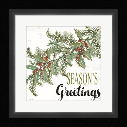 Framed Season's Greetings Print