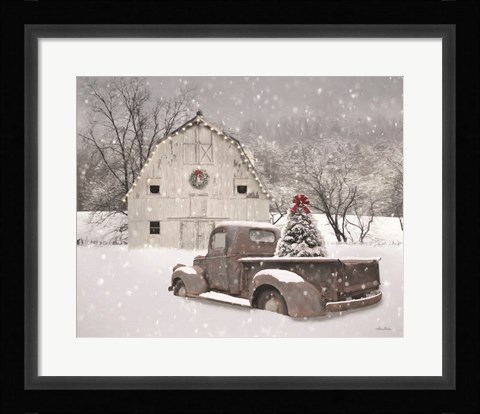 Framed Whisper of Christmas Print