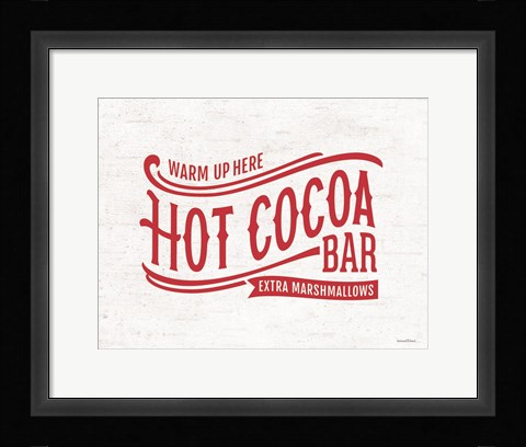 Framed Hot Cocoa Bar Print