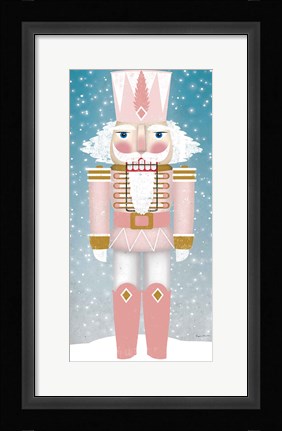 Framed Nutcracker II Blush Print