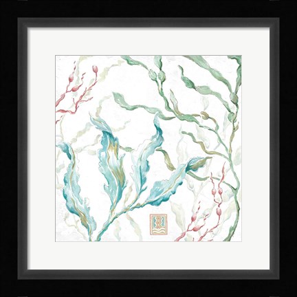 Framed Delicate Sea XI Print