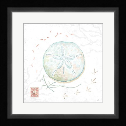 Framed Delicate Sea VI Print
