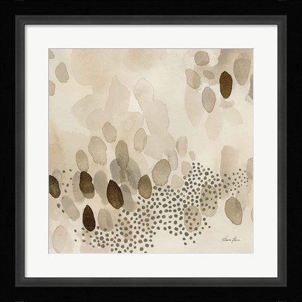 Framed Natural Abstract II Crop II Print