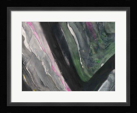 Framed Zig Zag I Print