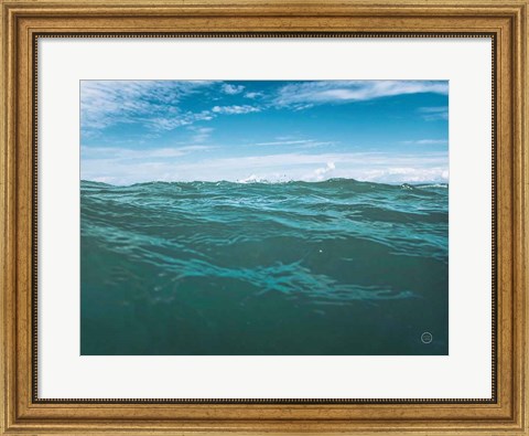 Framed Dominican Oceans I Print