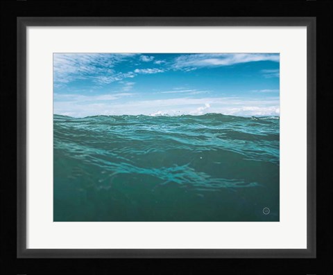 Framed Dominican Oceans I Print