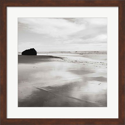 Framed Bandon Beach Oregon I Crop Print