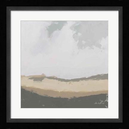 Framed Hills Beyond Hills Neutral Print