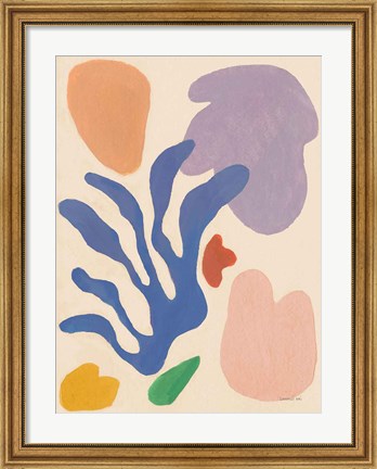 Framed Honoring Matisse Warm Print