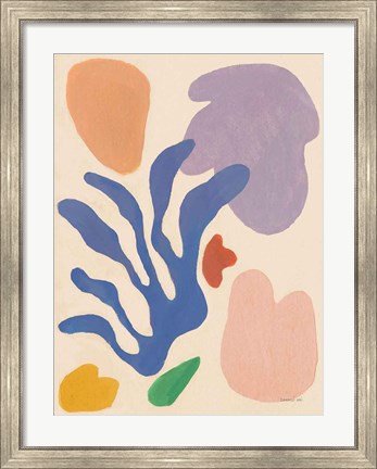 Framed Honoring Matisse Warm Print