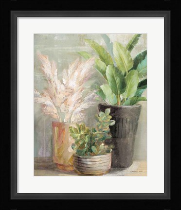 Framed Indoor Garden III Print