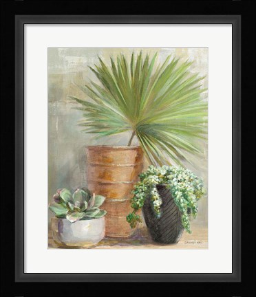 Framed Indoor Garden II Print