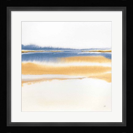 Framed Blue and Orange II Print