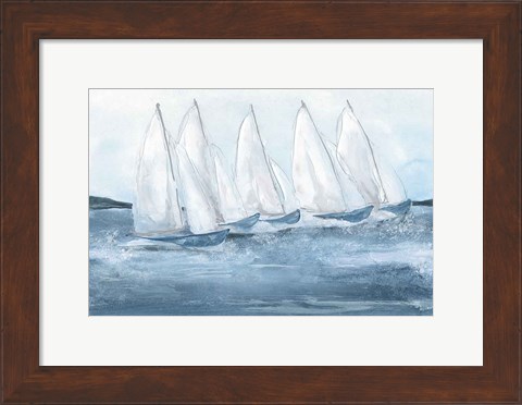 Framed Group Sail II Print