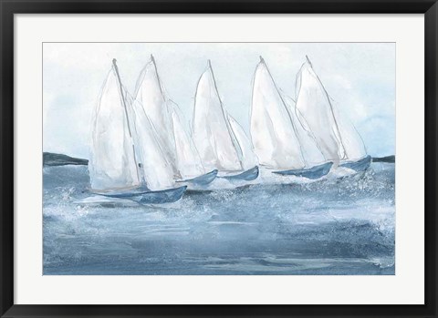 Framed Group Sail II Print