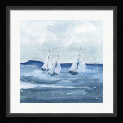 Framed Sailboats VIII Print