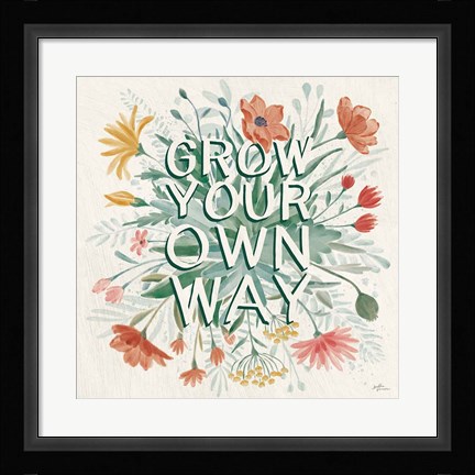 Framed Wildflower Vibes IV Print