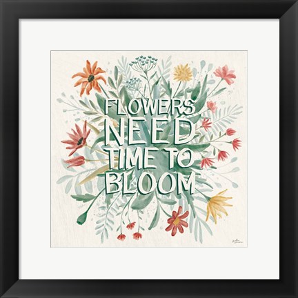 Framed Wildflower Vibes V Print