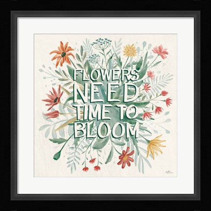 Framed Wildflower Vibes V Print