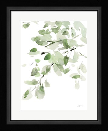 Framed Cascading Branches I Print