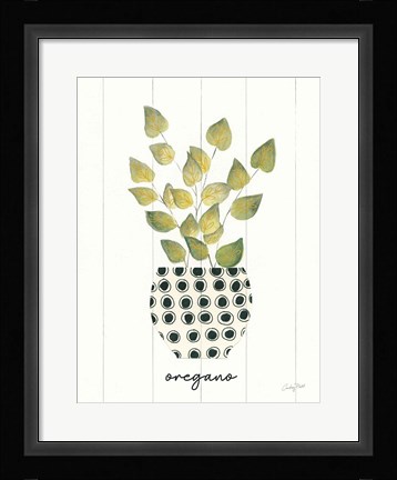 Framed Herb Garden VIII Print