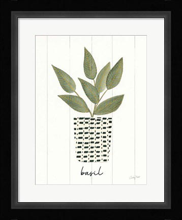 Framed Herb Garden VII Print
