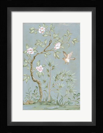 Framed Spring Mural II Blue Print